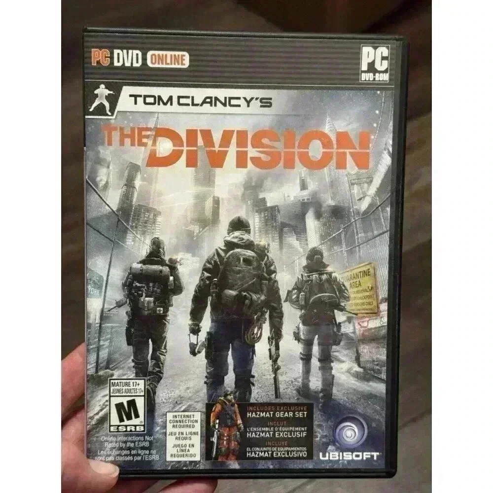 Tom Clancy's The Division PC DVD-ROM Online Ubisoft Free Shipping READ